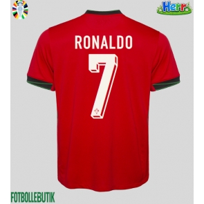 Portugal Cristiano Ronaldo #7 Hemmatröja EM 2024 Kortärmad
